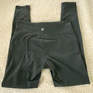 Athleta charcoal gray ankle yoga tights size M